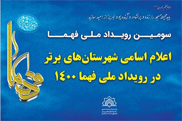 شهرستان کردکوي استان گلستان در رويداد ملي فهما 1400 درخشيد